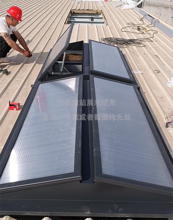 兰州王老吉生产车间景泰排烟天窗