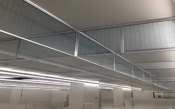 景泰玻璃挡烟垂壁