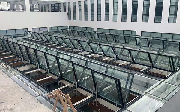 百安科技有限公司近期景泰排烟窗项目案例分享